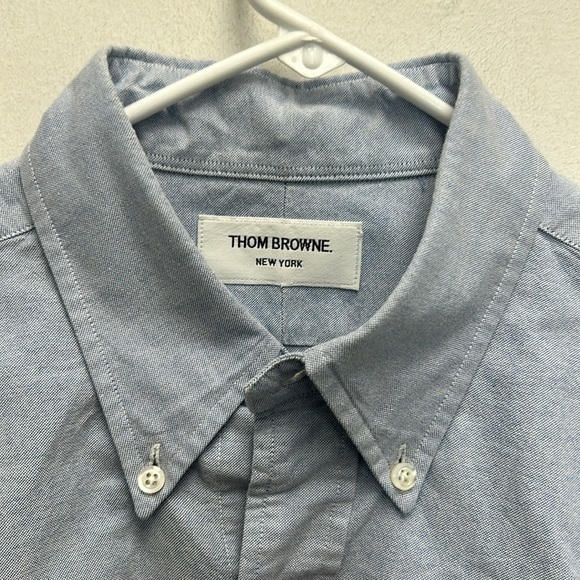 Thom Browne blue button Down - Picture 3 of 6